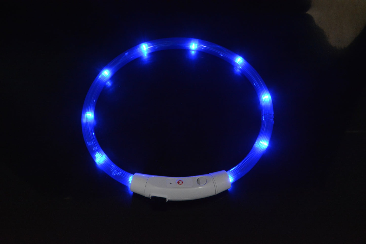 Dog luminous collar luminous pet collar USB charging neck ring LED luminous dog collar