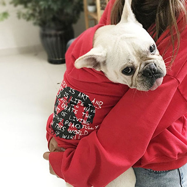 Cotton Peace French Bulldog Hoodies Pet Dog Clothes for Small Dogs Pets Clothing