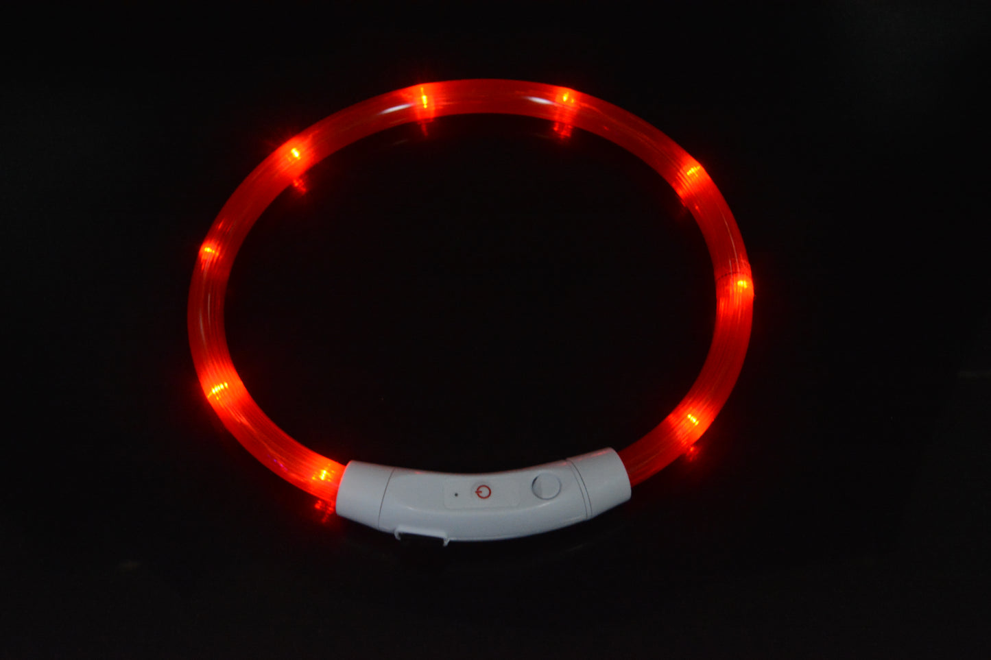 Dog luminous collar luminous pet collar USB charging neck ring LED luminous dog collar