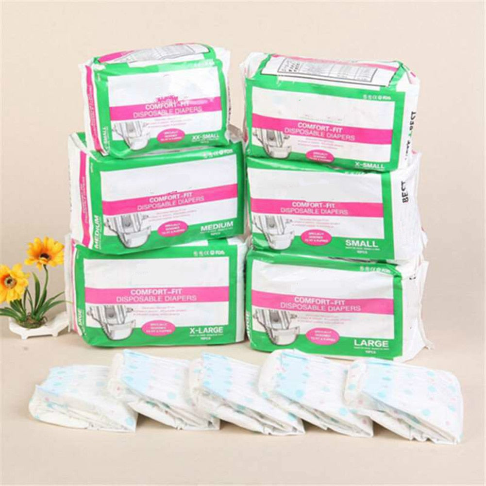 Hot 10Pcs Disposable Pet Dog Physiological Pants Sanitary Nappy Underwear Diaper