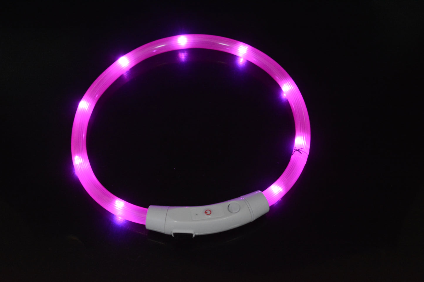 Dog luminous collar luminous pet collar USB charging neck ring LED luminous dog collar