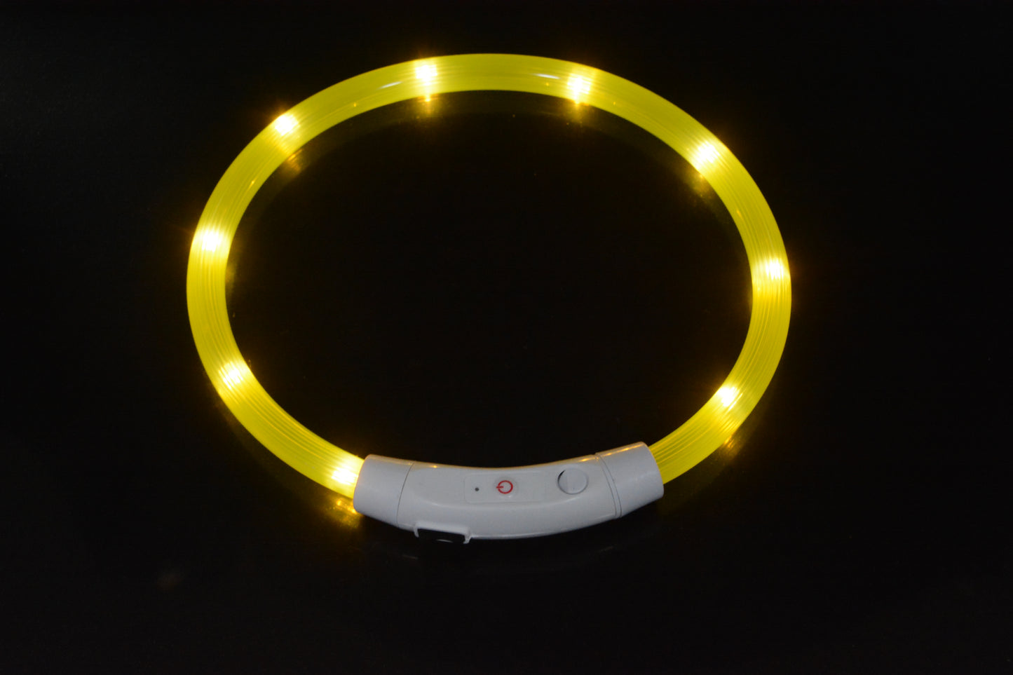 Dog luminous collar luminous pet collar USB charging neck ring LED luminous dog collar