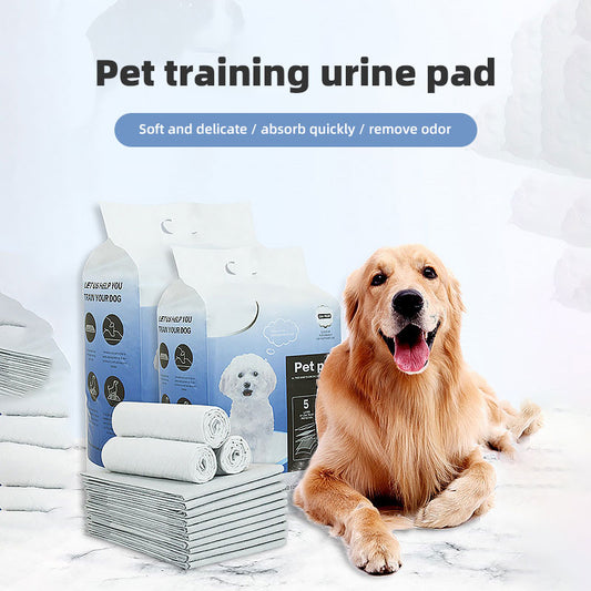 Dog Diaper Absorbent S Size 100 Pieces Thickened Deodorant Dog Pee Pad Diaper Pet Diaper