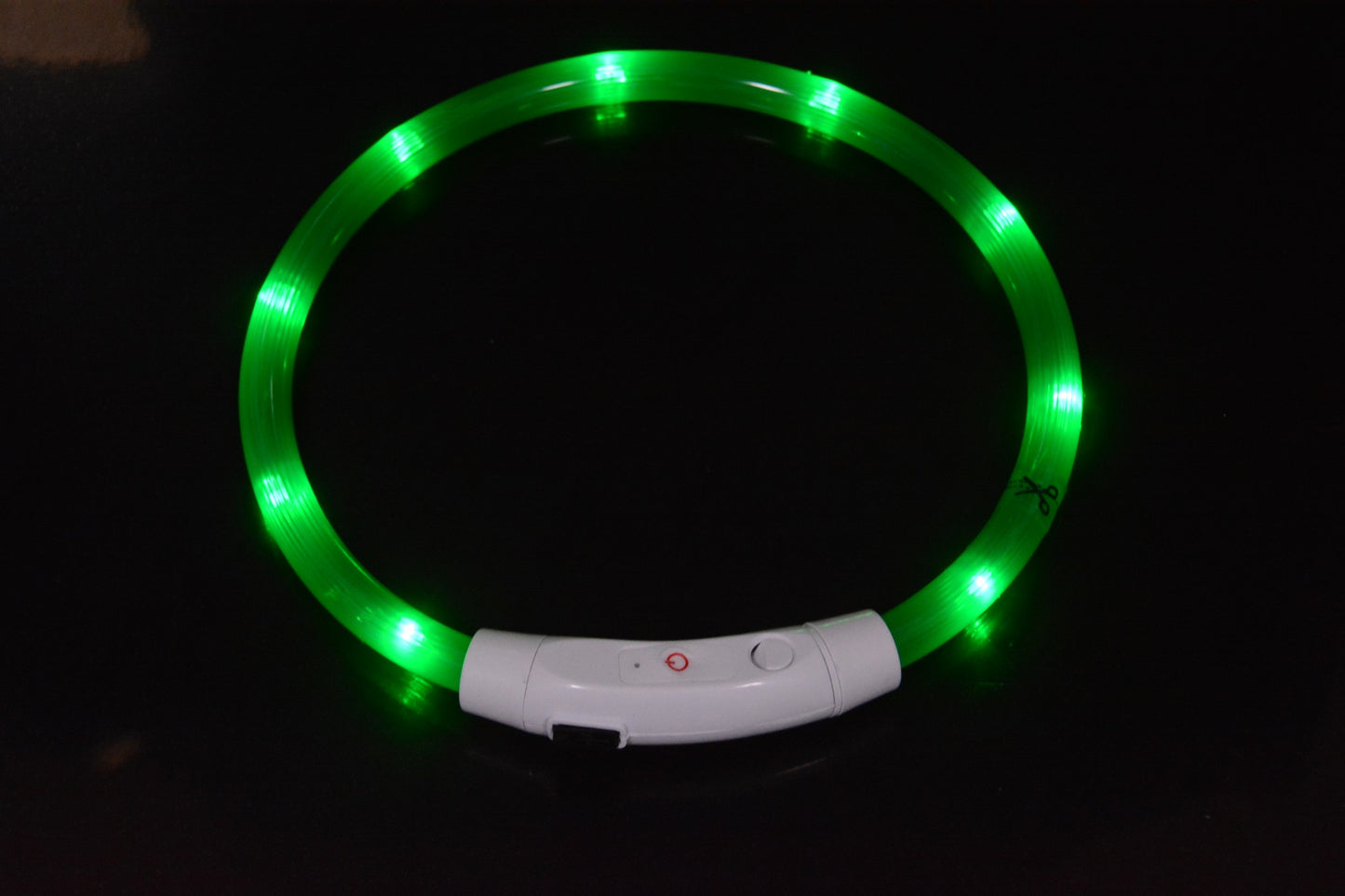 Dog luminous collar luminous pet collar USB charging neck ring LED luminous dog collar