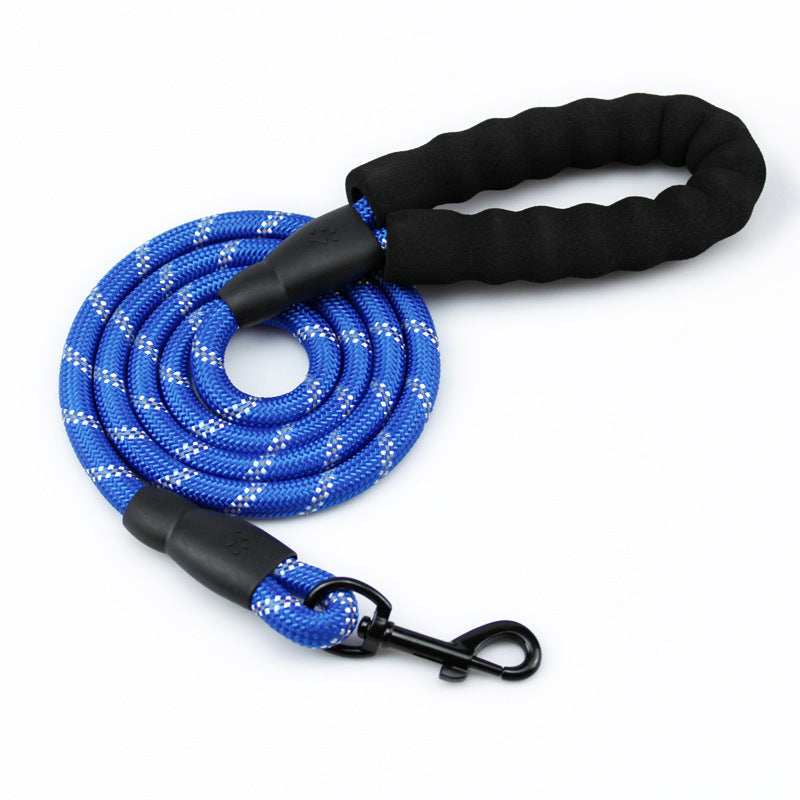 Reflective Dog Pet Leash Rope Nylon Small Dogs Puppy Leashes 150cm Long Heavy Duty Large Dog Lead Red Blue Pink Green Black