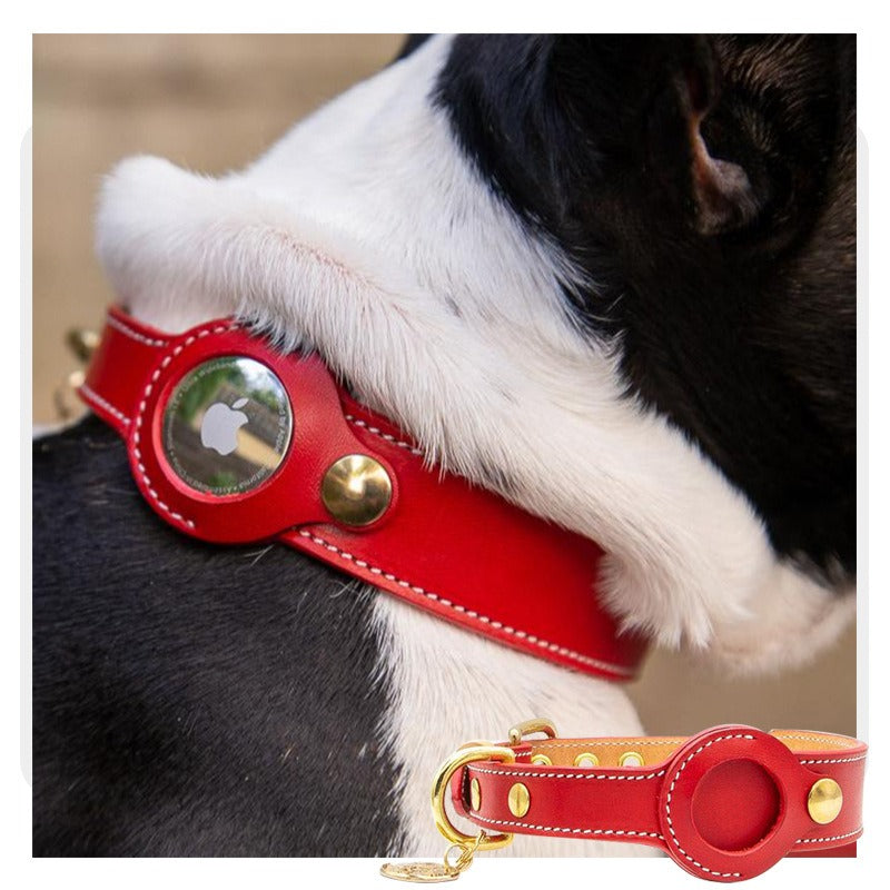 Pet Anti-Loss Apple Airtag Tracker Collar Dog GPS Positioning Collar Protection Holster