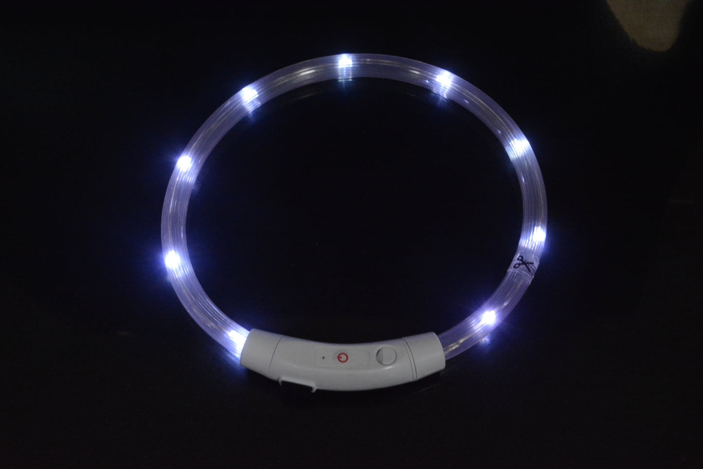 Dog luminous collar luminous pet collar USB charging neck ring LED luminous dog collar