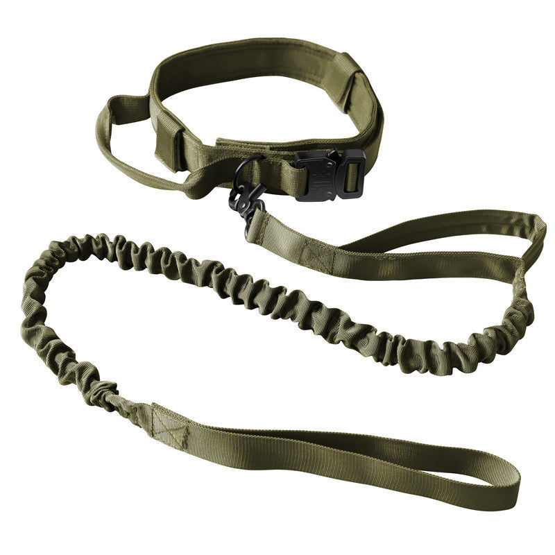 Tactical Collar Pet Collar Nylon Outdoor Dog Leash Adjustable Large and Medium Dog Collar Dog Collar